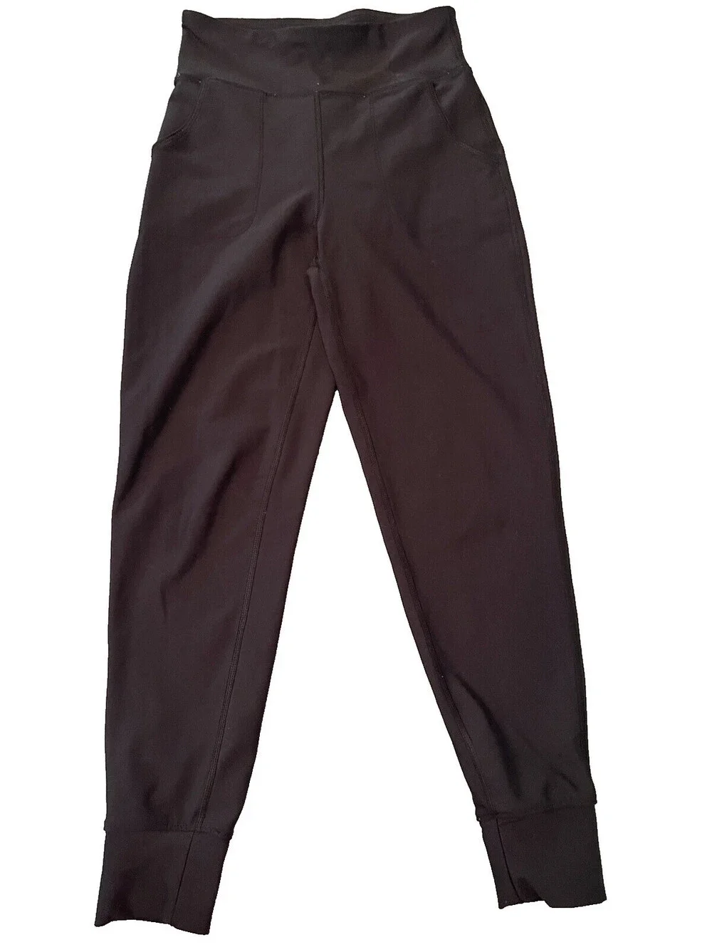 Old Navy Sweatpants size 10/12 Black Stretch Fleece Joggers Elastic Waist